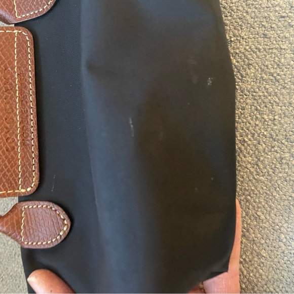 Longchamp Black and Brown Tote Bag - Picture 3 of 5